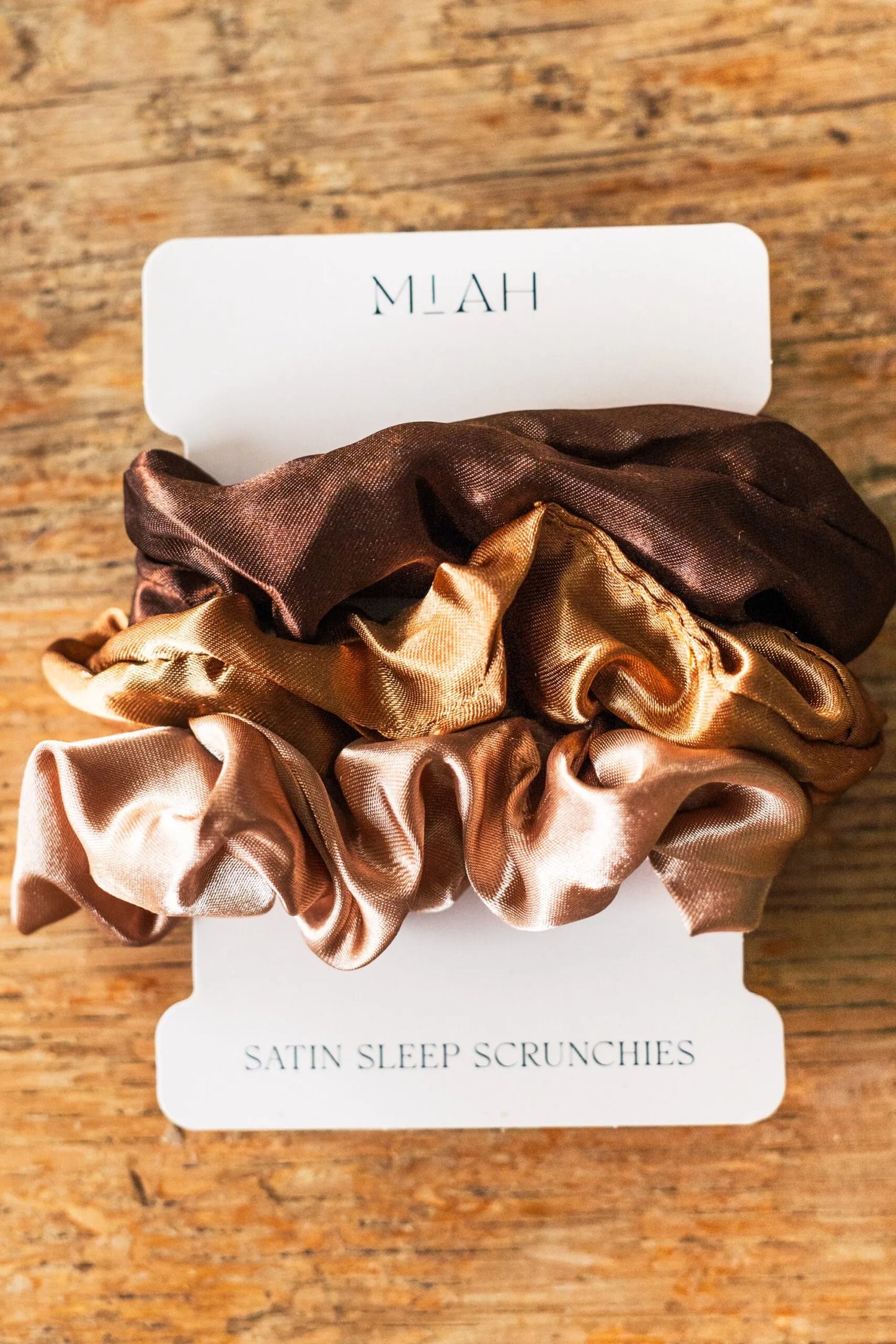 satin silk scrunchies