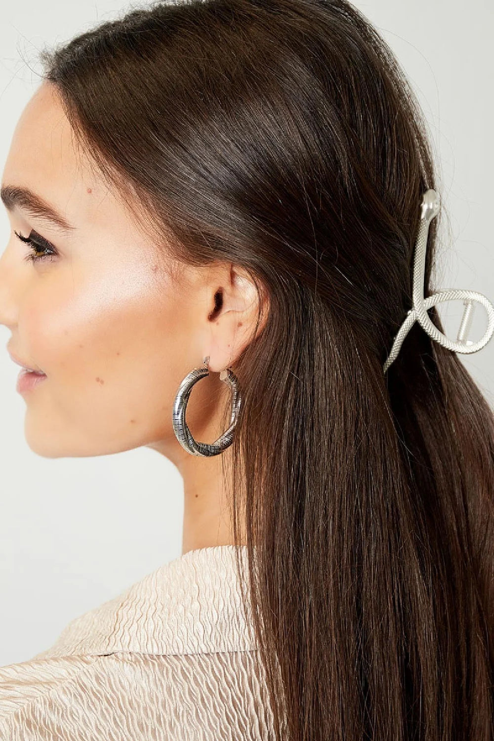 Haarklem slang Goud kleur Metaal