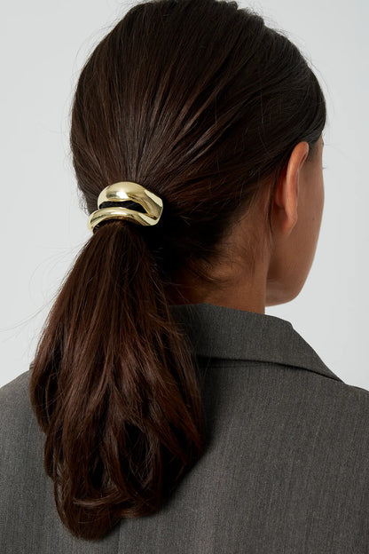 bold glow haarelastiek zilver