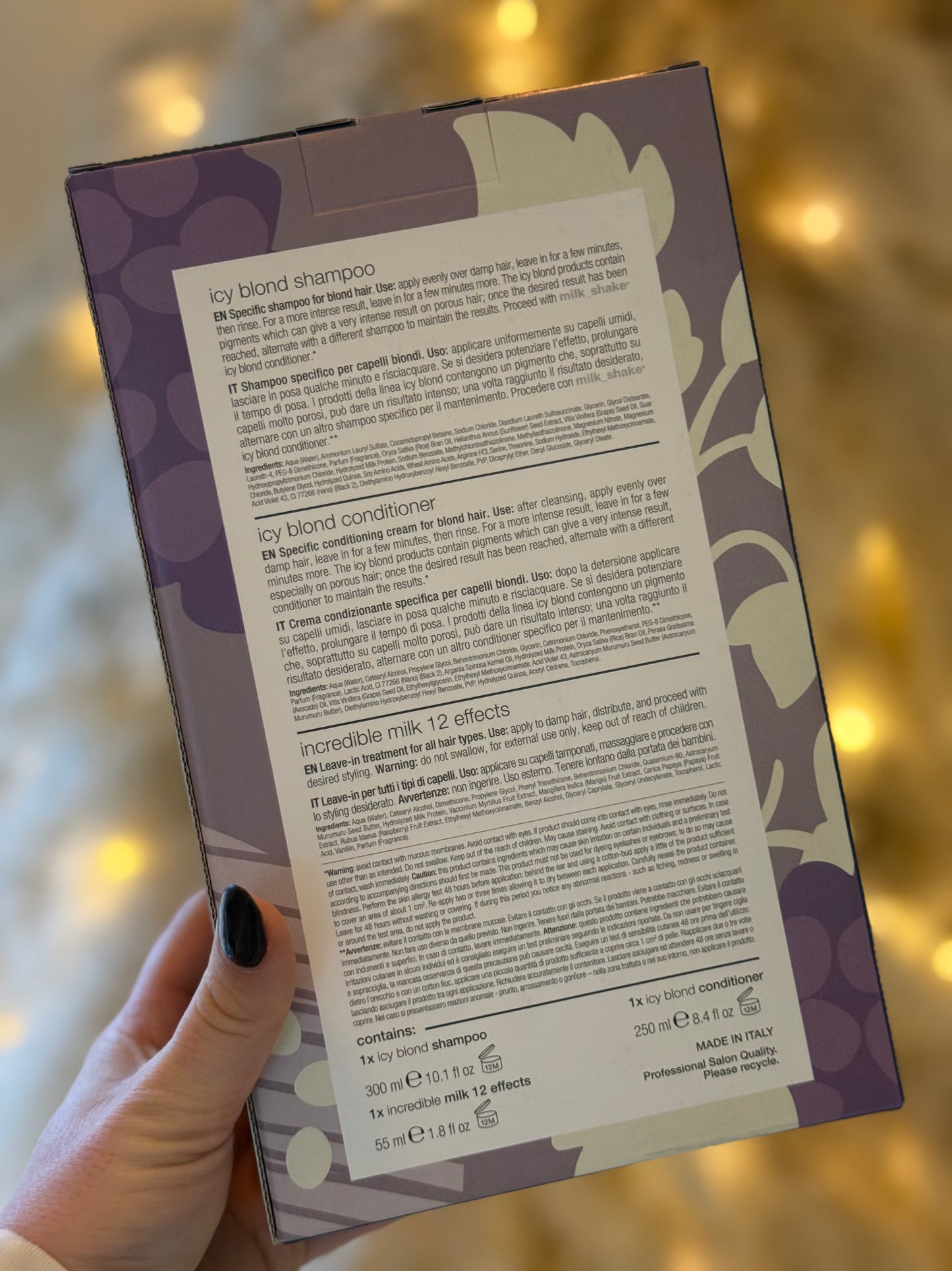 icy blond XMASS PACK