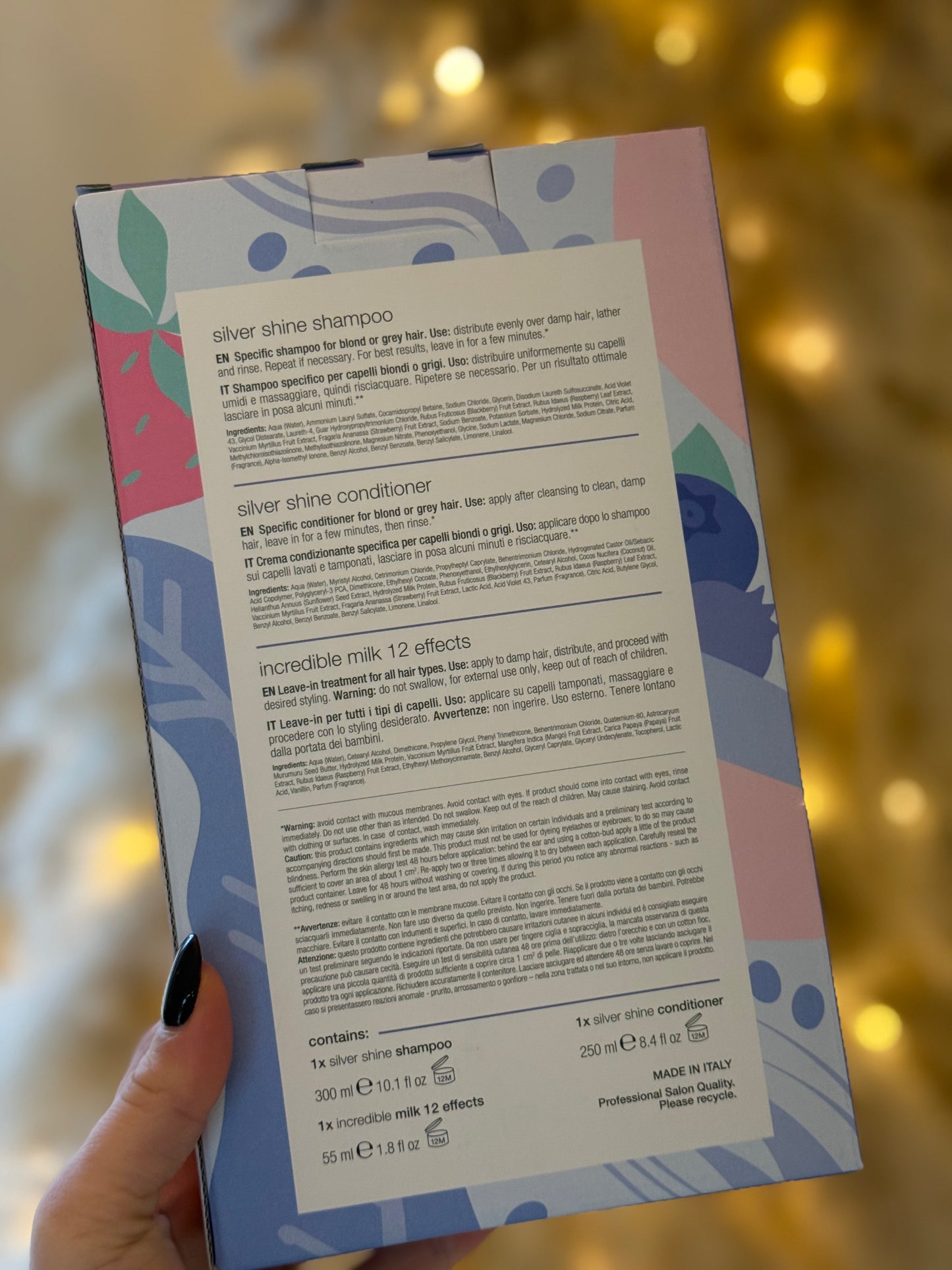 silver shine XMASS BOX